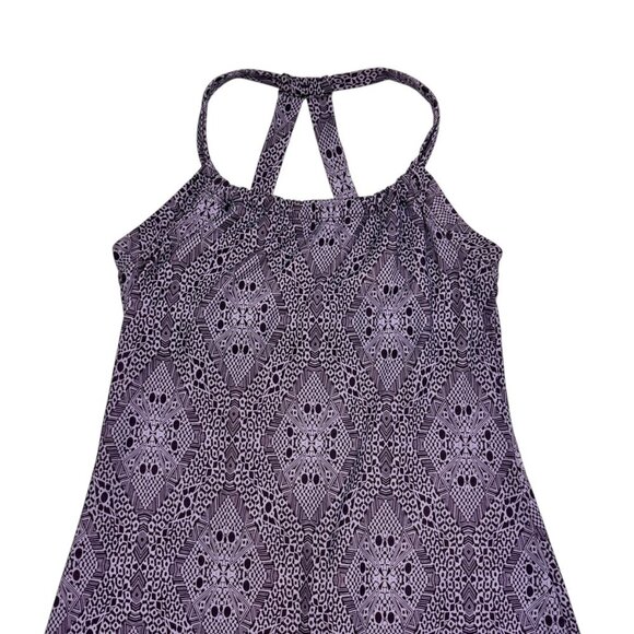 Prana Adjustable Neckline Strappy Back Sleeveless Dress Shelf Bra Women's Size S - Picture 2 of 8